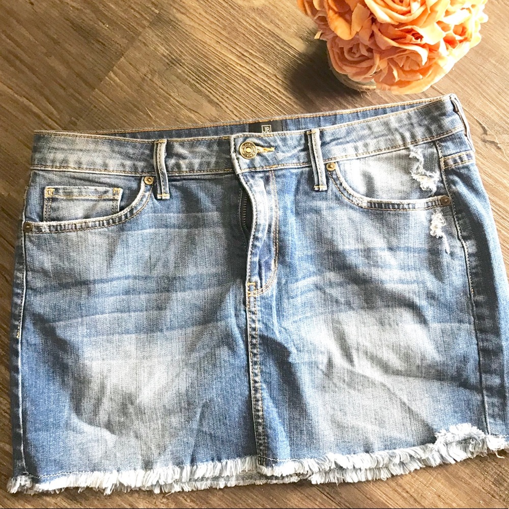 Just Black Denim Jean Skirt